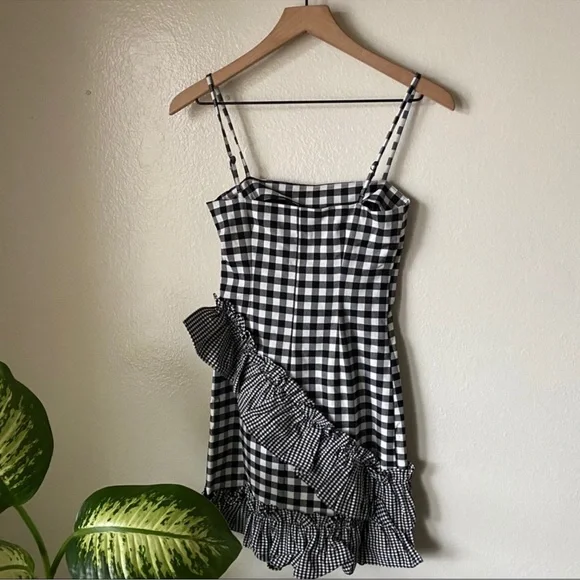 Lovers + Friends | Gabby Gingham Ruffle Dress - Picture 8 of 9